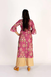 Cotton Silk Straight Kurti